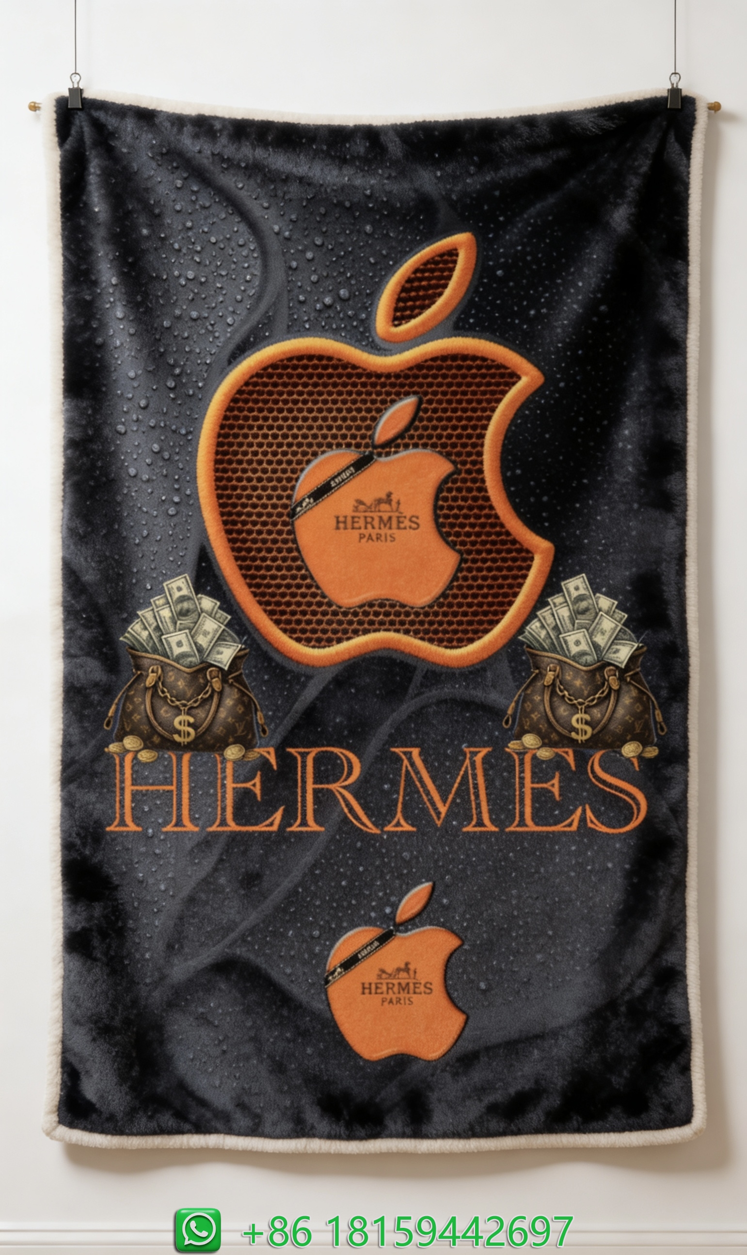 Hermes Throw Blankets